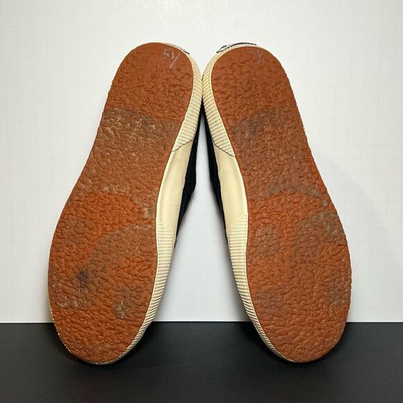 Womens SUPERGA 2750 Cotu Black Classic Sneakers / Size 7 - Picture 8 of 11